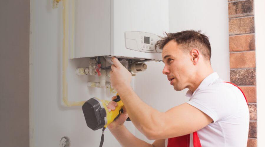 Local tankless water heater installation in North Bridgton, ME